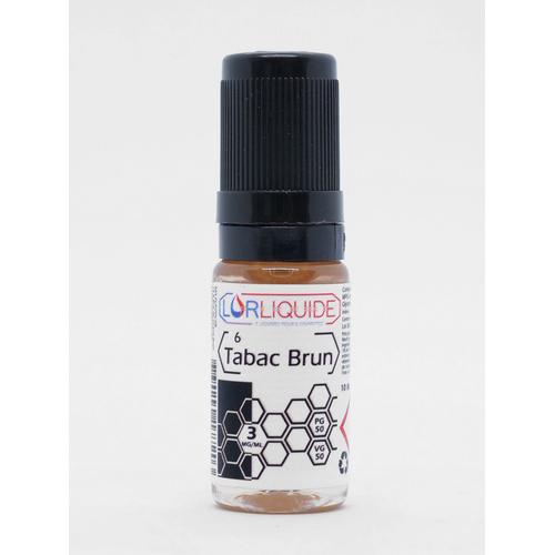 E-liquide 3mg 10ml LorLiquide - Tabac Brun