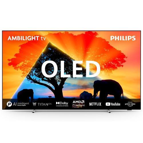 TV OLED Ambilight Philips 65OLED759 164 cm 4K UHD Smart TV 2024 Chrome