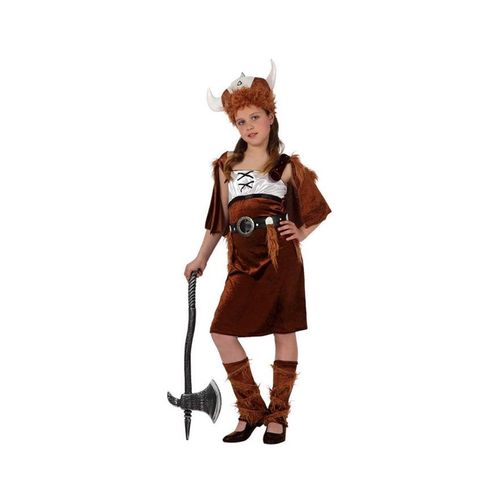 Déguisement Fille Viking Pour Enfants Plusieurs Tailles (Taille 5-6a)