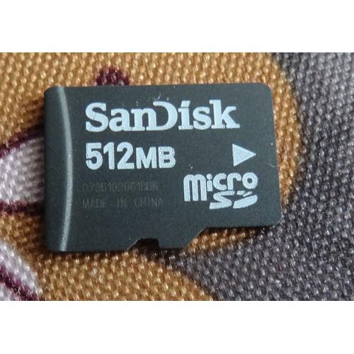 Sandisk micro SD 512 mb