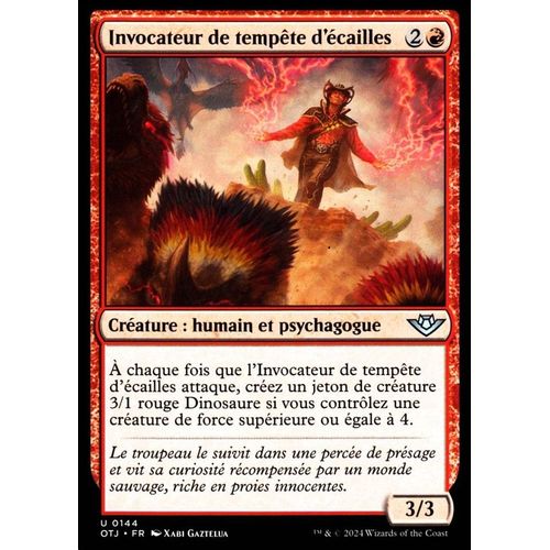 Invocateur De Tempête D'écailles - Magic - Les Hors-La-Loi De Croisetonnerre Vf - U - 144