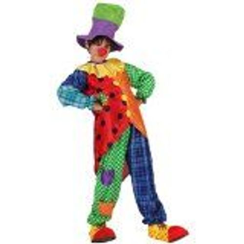 Déguisement Garçon Clown Enfants Plusieurs Tailles (Taille 7-9a)