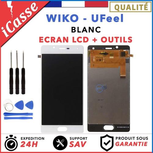 Lcd + Ecran Tactile Assemblés Wiko Ufeel U Feel Blanc + Outils