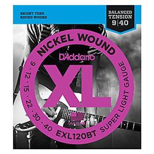 D'addario Exl120bt - Super Light 9-40 - Jeu De Cordes Guitare Électrique