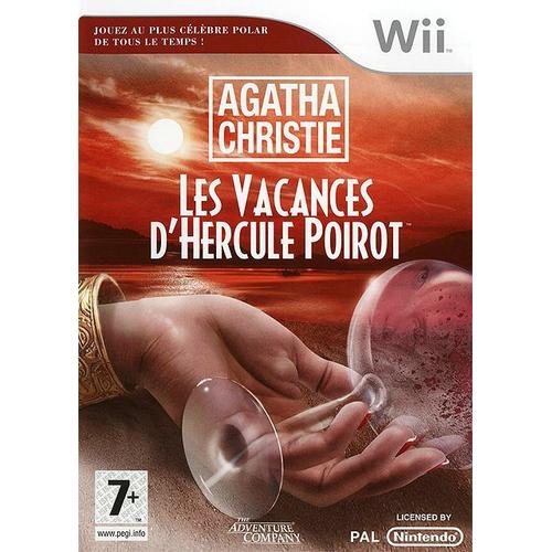 Lot - Agatha Christie - Les Vacances D'hercule Poirot - Sur Nintendo Wii + 1 Jeu Pc Neuf (Voir Photos)