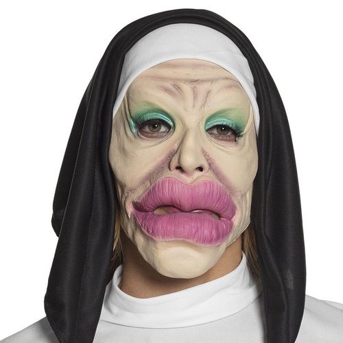 Masque Intégral Bonne Soeur Avec Coiffe
