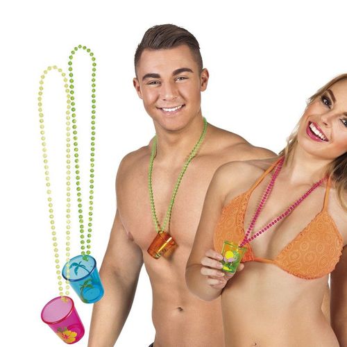 Collier Avec Shot Hawaï Assortiment