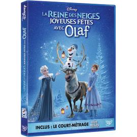 Pull de Noël Homme Disney La Reine des Neiges Olaf et Bonhomme de Neige -  Noir