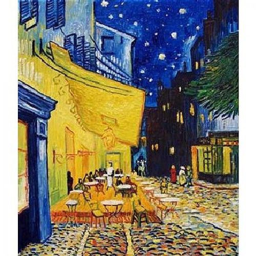 Puzzle 1000 Pièces Van Gogh Vincent - Arles, Terrasse Du Café Le Soir, Place Du Forum