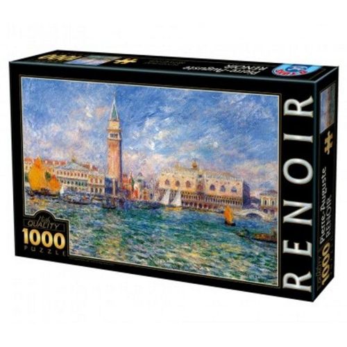 Puzzle 1000 Pièces Pierre-Auguste Renoir: Le Palais Des Doges, Venise