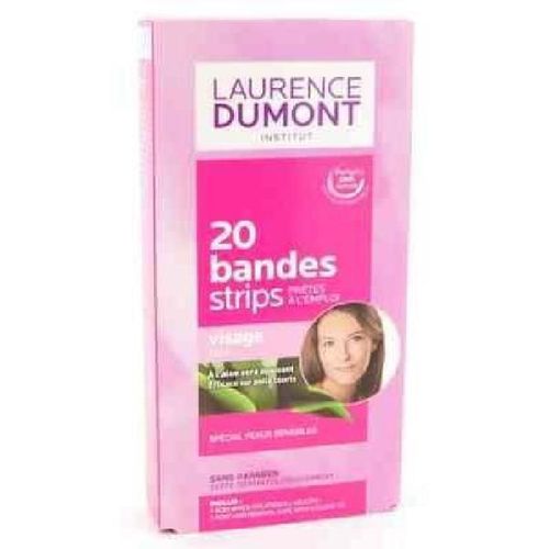 20 Bandes Epilation Visage + Azulene 