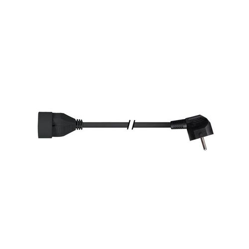 Rallonge 1.5 M - Prise 90° - Noir