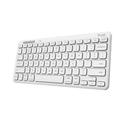 Trust Lyra clavier RF sans fil + Bluetooth QWERTY Italien Blanc