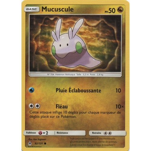 Carte Francaise Mucuscule 92/131 Lumière Interdite Pokemon