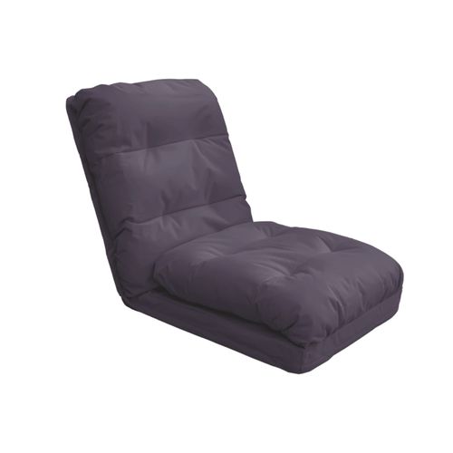 Fauteuil Convertible Avec Dossier Réglable À 6 Positions Gris Foncé