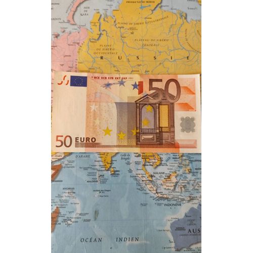 Rare Billet De Banque De 50€ De 2002