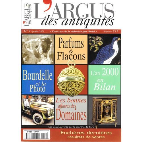 L'Argus Des Antiquités N° 9 . Jaznvier 2001