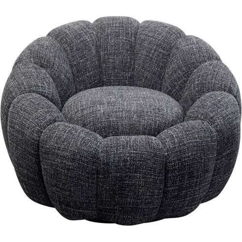 Fauteuil Pivotant Peppo Bloom Melange Gris Kare Design