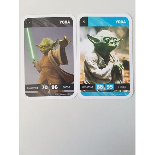 Lot 2 Cartes Yoda
