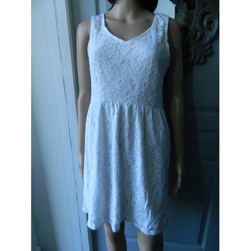 Robe Sexy Women Only Polyester 42 Blanc