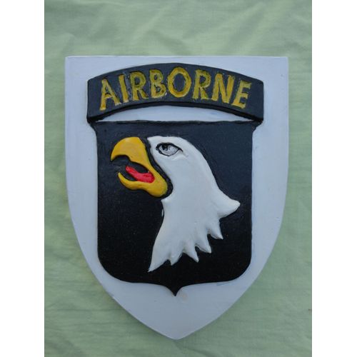 Blason 101ème Airborne - Polychrome - Avec Accroche