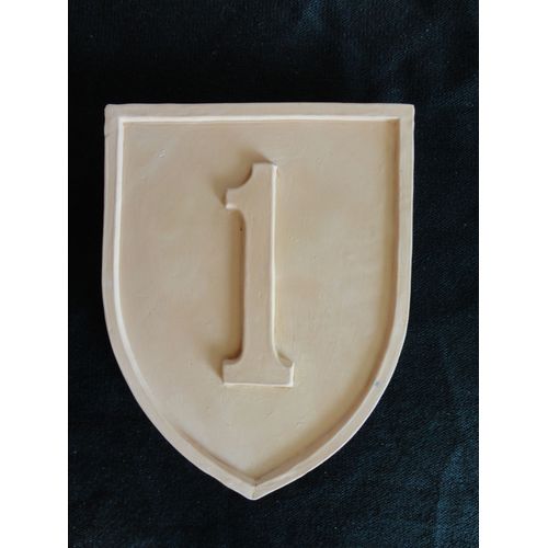 Blason Big Red One - Couleur Terre Cuite - Avec Accroche