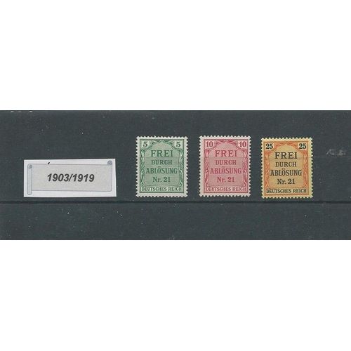 Allemagne - Service - 1900/1919. Ref. 37.