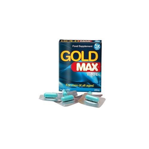 Gold Max Blue Aphrodisiaque Pour Homme X5
