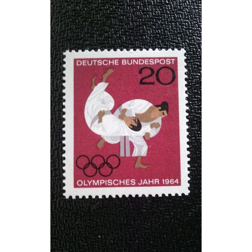 Timbre Allemagne (Rfa) Yt 319 Jeux Olympiques D'été 1964, Tokyo 1964