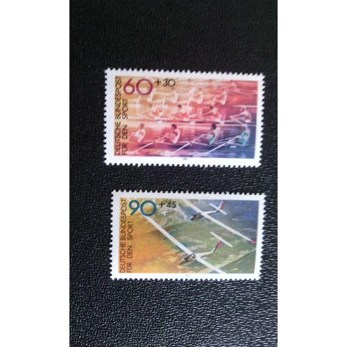 Timbre Allemagne (Rfa) Yt 926 A 927 Séries: Sports Aid 1981