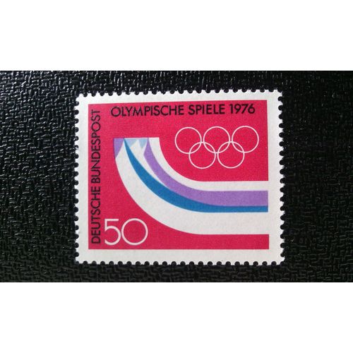 Timbre Allemagne (Rfa) Yt 724 Jeux Olympiques D'hiver 1976, Innsbruck