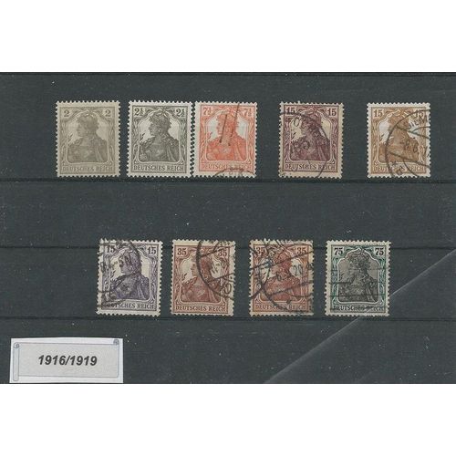 Allemagne - Empire Allemand -1916/1919 - Ref. 38.
