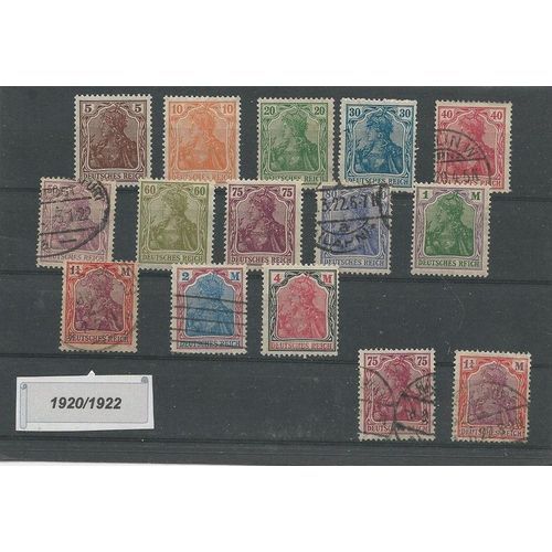 Allemagne - Empire Allemand - 1920/1922. Ref. 40.