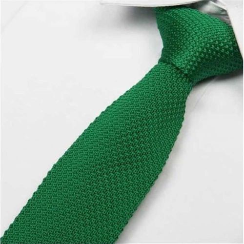 Cotton Park - Cravate Tricot Vert Emeraude - Homme