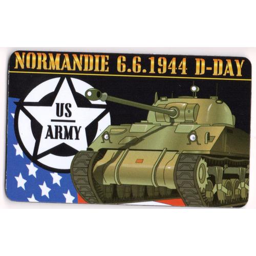 Ww2 - Magnet - Normandie Cher Sherman Us Army