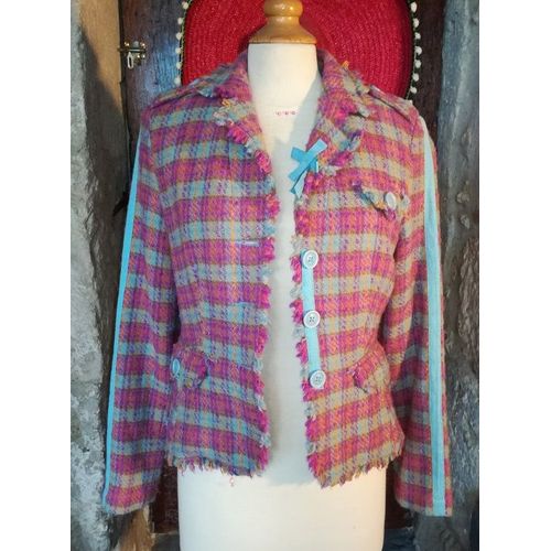 Veste Edc By Esprit Esprit Couture Rose Et Bleu Ciel