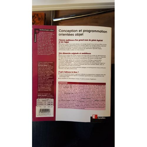 Conception Et Programmation Orientées Objet