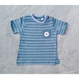 T-Shirt Bleu/Gris Creeks 6 Mois, Très Bon État