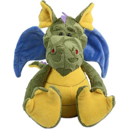 Peluche Dragon 60892 Vert Bleu Et Jaune