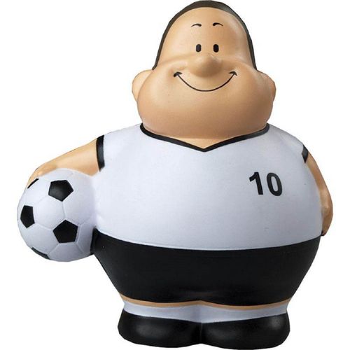 Figurine Squeezie Mr Bert Footballeur - 24271 - Joueur De Foot - Noir Et Blanc