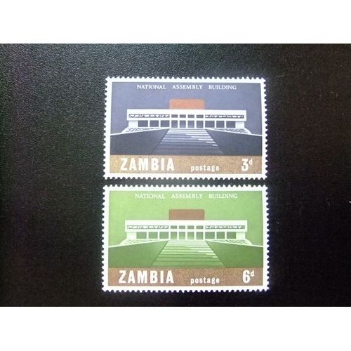 Zambia Zambie 1967 Inaguración Palacio Nacional Yvert N 30 / 31 ** Mnh