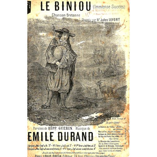 Le Biniou. Emile Durand. A 20