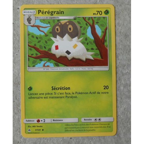 Carte Pokemon Française Peregrain 7/ 131 Lumière Interdite