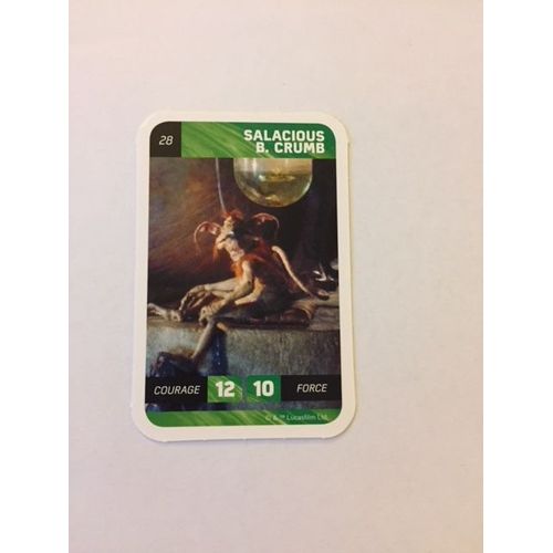 Carte Leclerc Star Wars 2018 Salacious B. Crumb Numéro 28