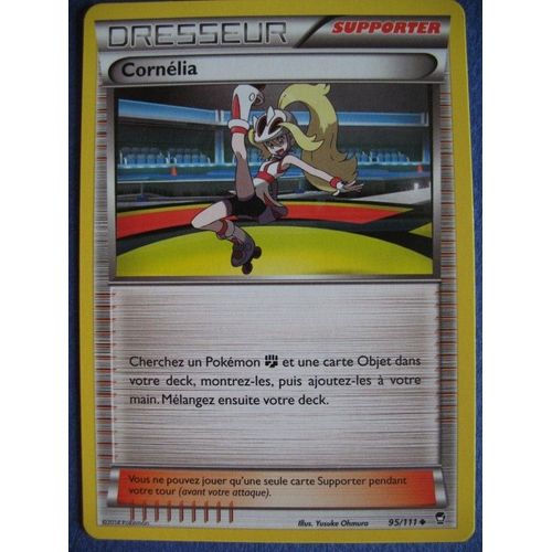 Carte Pokemon - Dresseur - Cornélia - 95/111 - Poings Furieux - 2014 - Scb