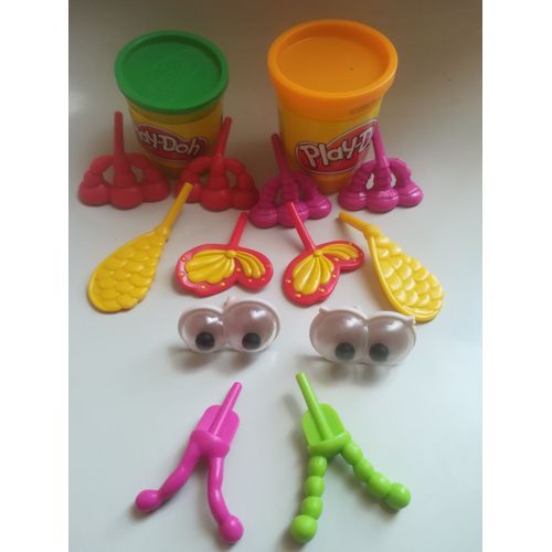 Pate À Modeler Play Doh Création D'Insectes Rigolos 2 Pots + 12 Pièces