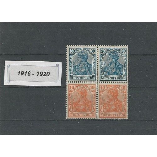 Allemagne - Erreur - 1916/1920. Ref. 55.