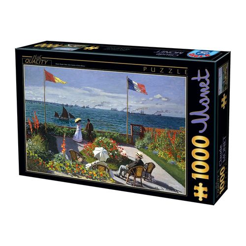 Puzzle 1000 Pièces Claude Monet - Terrasse À Sainte-Adresse, 1867