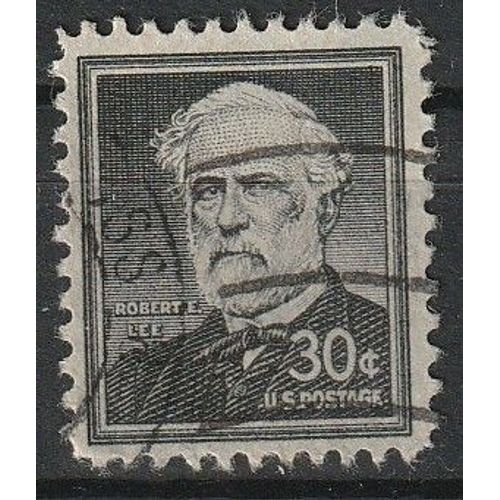 Robert E. Lee, Militaire Américain. Timbre Oblitéré 1955 N° 602