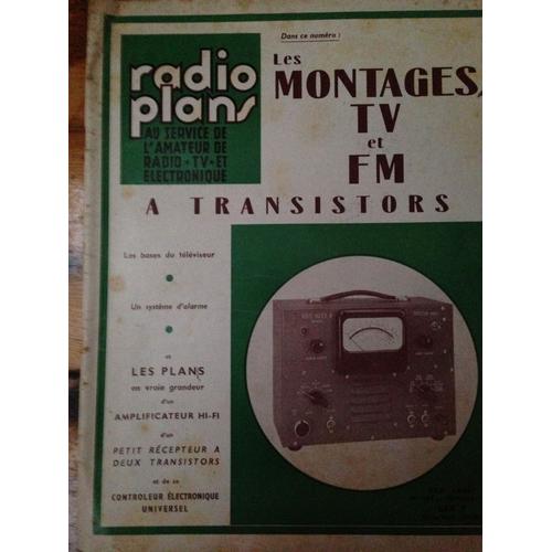 Radio Plans, Les Montages Tv Et Fm À Transistors, Plans, Ampli, Contrôleur, Alarme, 184